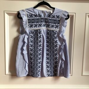 Veronica Beard Cotton Blouse, Size 4